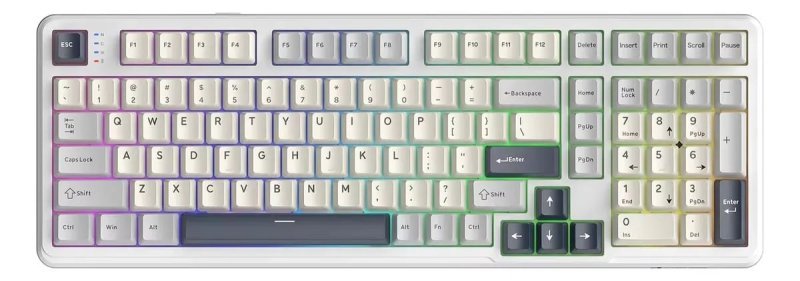 Teclado Mecânico Sem Fio Attack Shark X98