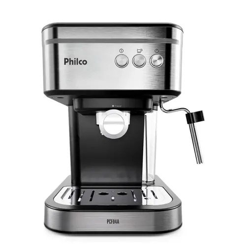 Cafeteira Expresso Philco Pcf04a 1,2l E Aquecedor De Xícaras preto