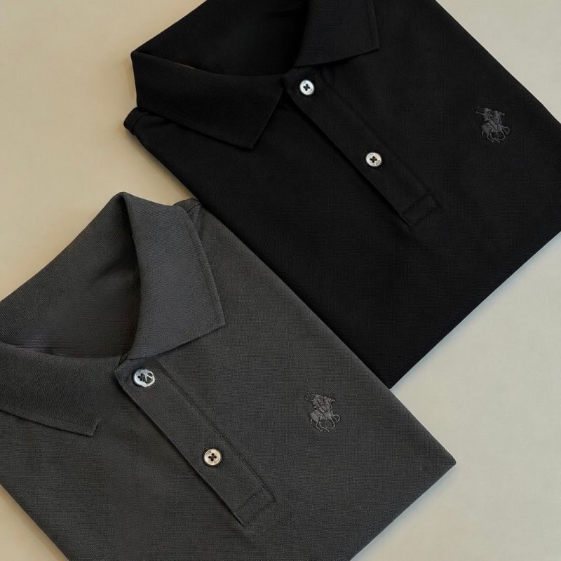 Kit 2 Camisa Polo Piquet Masculina Casual Premium