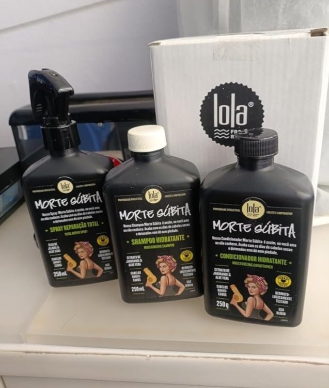 Kit Morte Súbita (Shampoo + Condicionador + Spray Reparaçao) - Lola From Rio