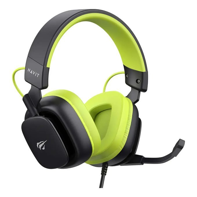 Headset Gamer Havit H2048U - Preto e Verde