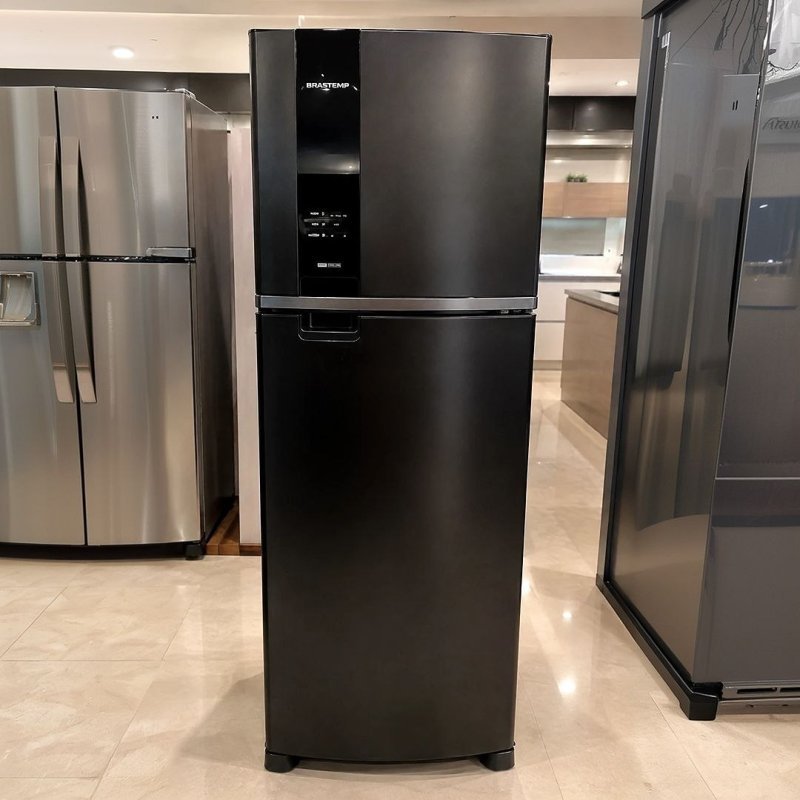 Geladeira Brastemp Frost Free Duplex 415 Litros Inverter Preto (BRM52MB)