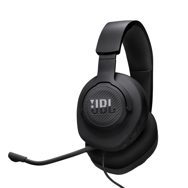 JBL, Fone de Ouvido Com Fio, Quantum 100M2, Headset Gamer, Over Ear, Microfone Removível - Preto
