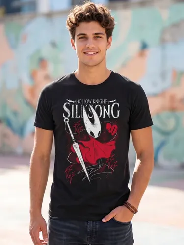 Camiseta Unissex - Game Hollow Knight Silksong Hornet Premium
