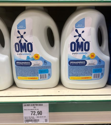 Omo Sabão Líquido Puro Cuidado 5L
