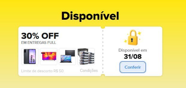Cupom 30% OFF Mercado Livre FULL