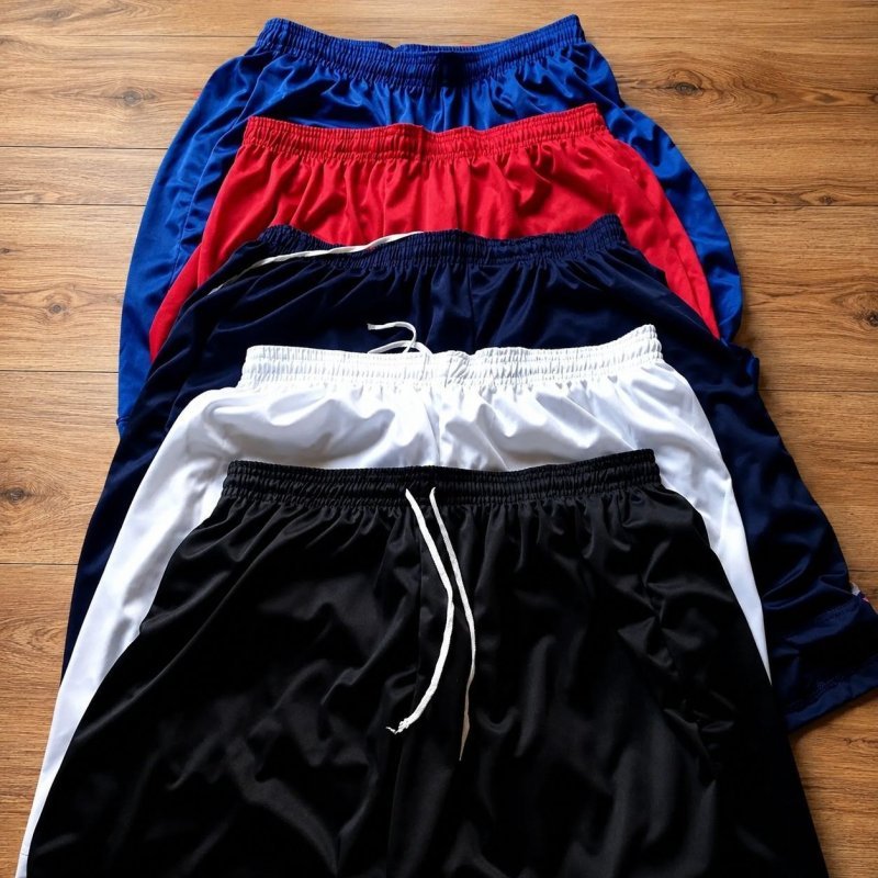 Kit 5 Bermuda Masculina Short Calção Futebol Academia Praia