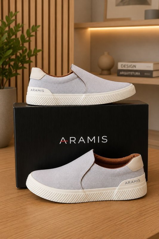 Tênis Masculino Casual Aramis Daily Slip Confortável Moderno