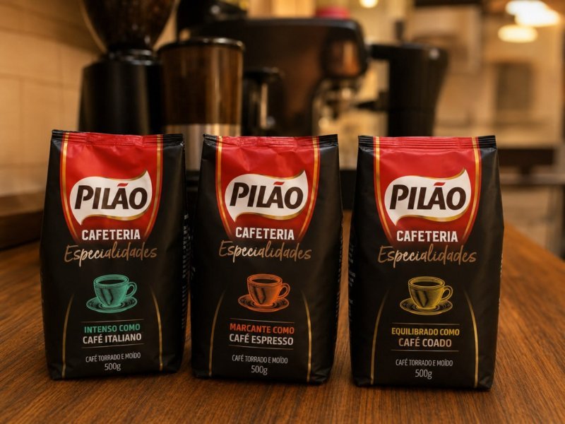 Café pilão cafeteira especialidade pouch 500g