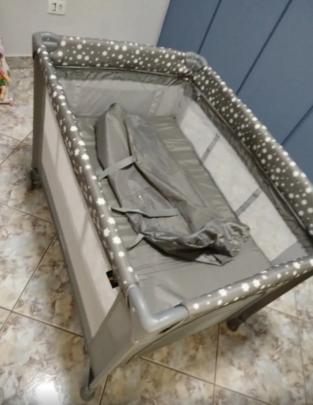 Berço Portátil Infantil Cercado Desmontável Lune Maxi Baby