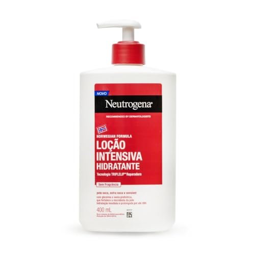 Neutrogena Hidratante Corporal Intensivo Norwegian, Sem Fragrância, 400ml