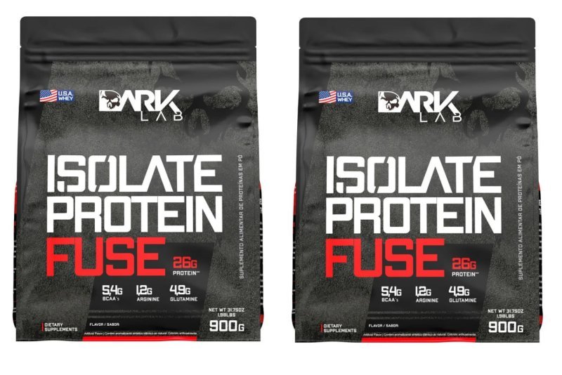 2x Whey Isolate Protein Fuse 900g Dark Lab