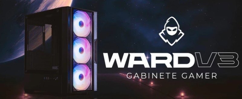 Gabinete Gamer Mancer Ward V3, Lateral De Vidro