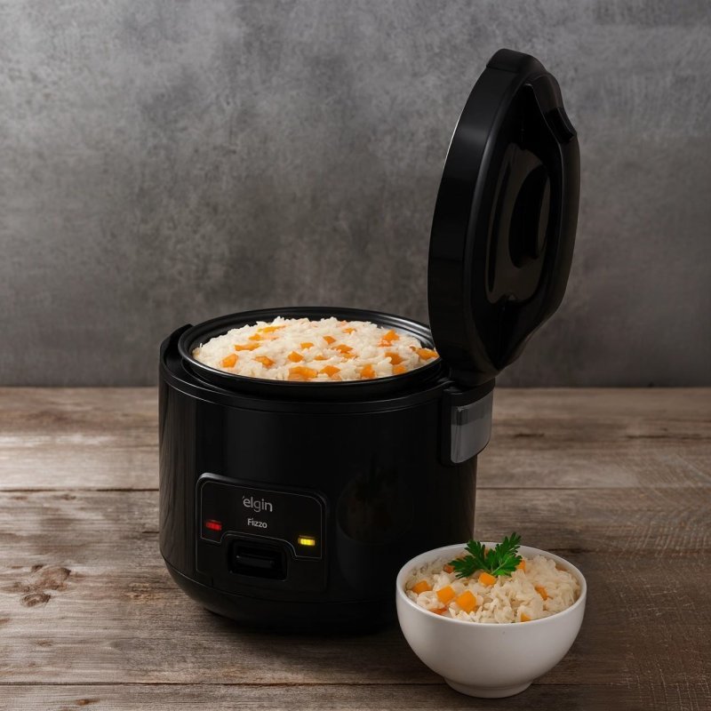 Panela de Arroz Elétrica Elgin 400w 5 Xícaras 127V