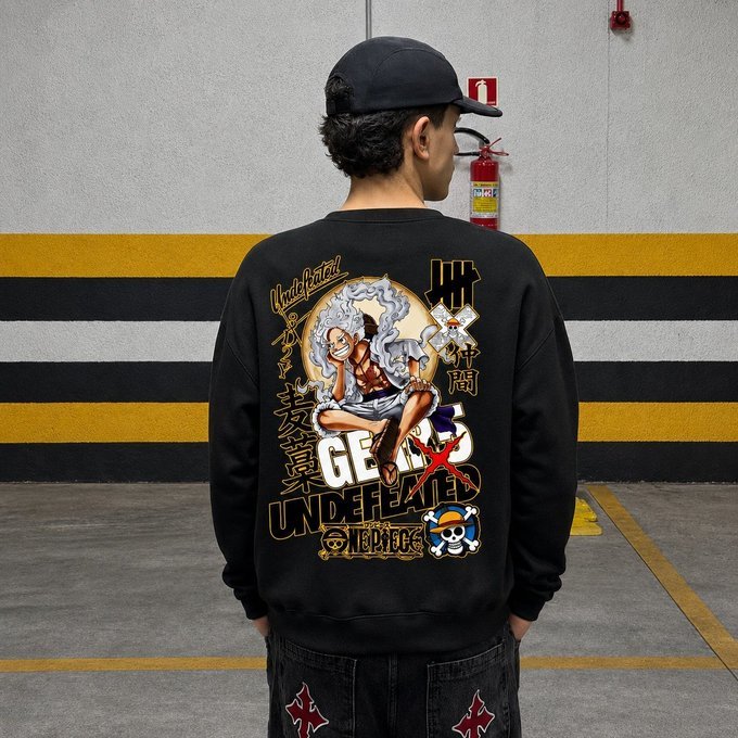 Moletom One Piece Luffy (4 cores) + Frete Grátis