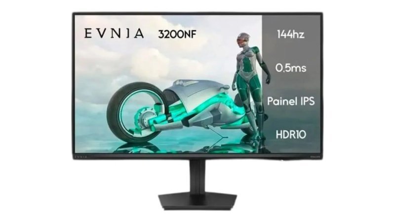 Monitor Gamer Philips Evnia 27'' Ips 144Hz 0.5ms Fhd27m2n3200nf Preto