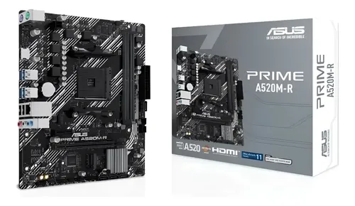 Placa-Mãe Asus Prime A520m-r