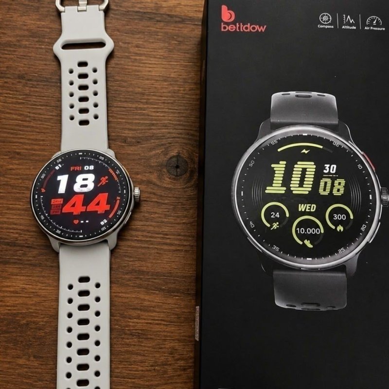 Relógio Inteligente Gps Smartwatch Amoled 3atm Sport Gps Caixa Preto