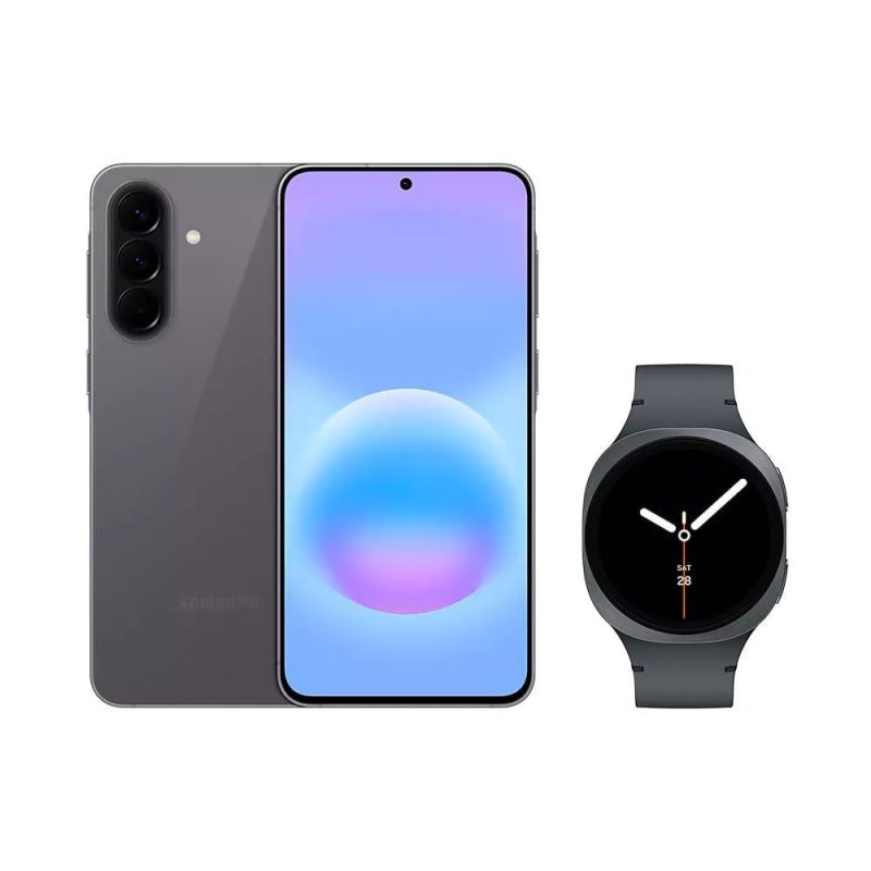 Galaxy A57 5G (256GB) - Cinza + Galaxy Watch8 BT 40mm - Grafite