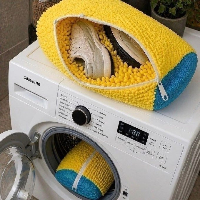 Kit com 2 Saco para Lavar Sapatos na Máquina + Frete Grátis