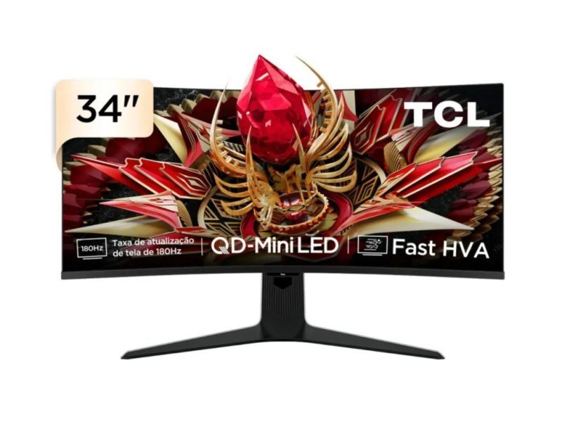 Monitor Gamer Curvo TCL 34R83Q de 34"