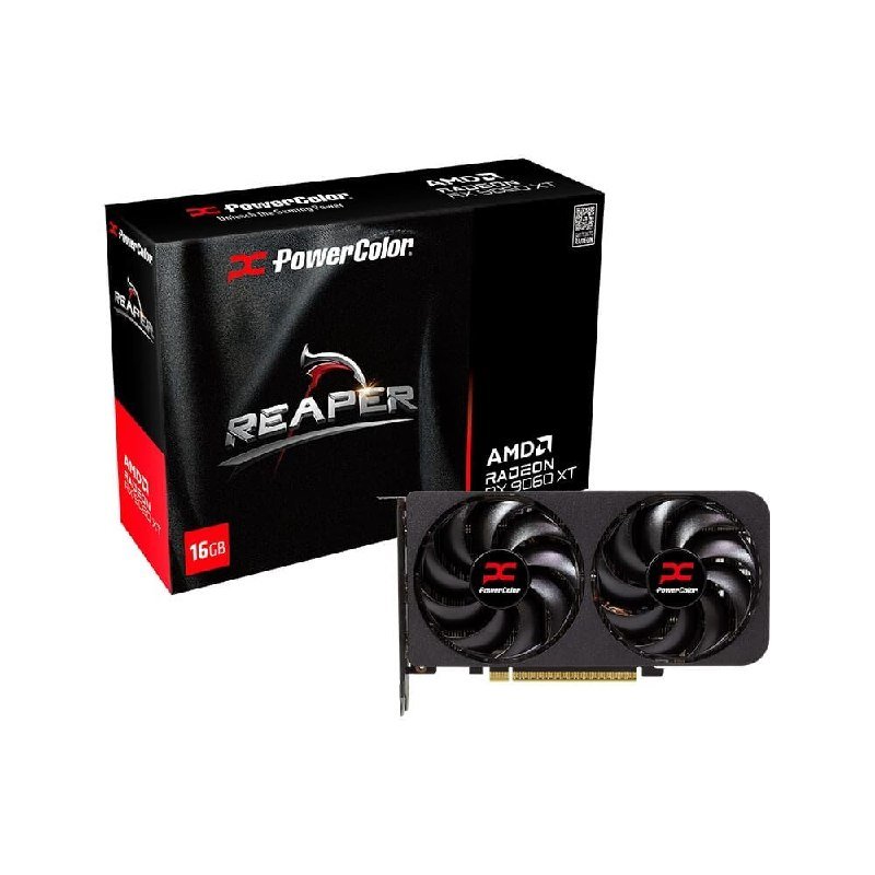 Placa de Vídeo PowerColor RX 9060 XT Reaper AMD Radeon, 16GB, GDDR6