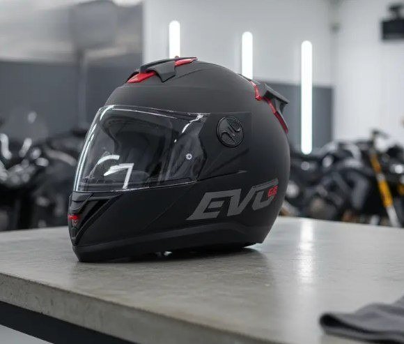 Capacete Pro Tork Evoluiton G8 Evo + Narigueira Lançamento Preto-fosco 58