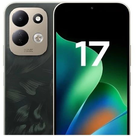Celular Redmi 17 NFC 128GB Memória 4GB RAM Black Green Dual Global
