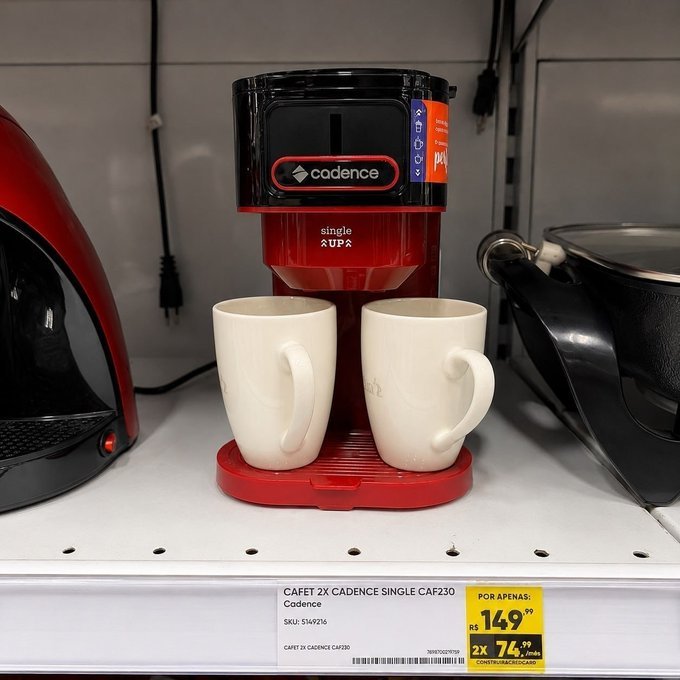Cafeteira Elétrica Cadence Single Up 220v + Frete Grátis