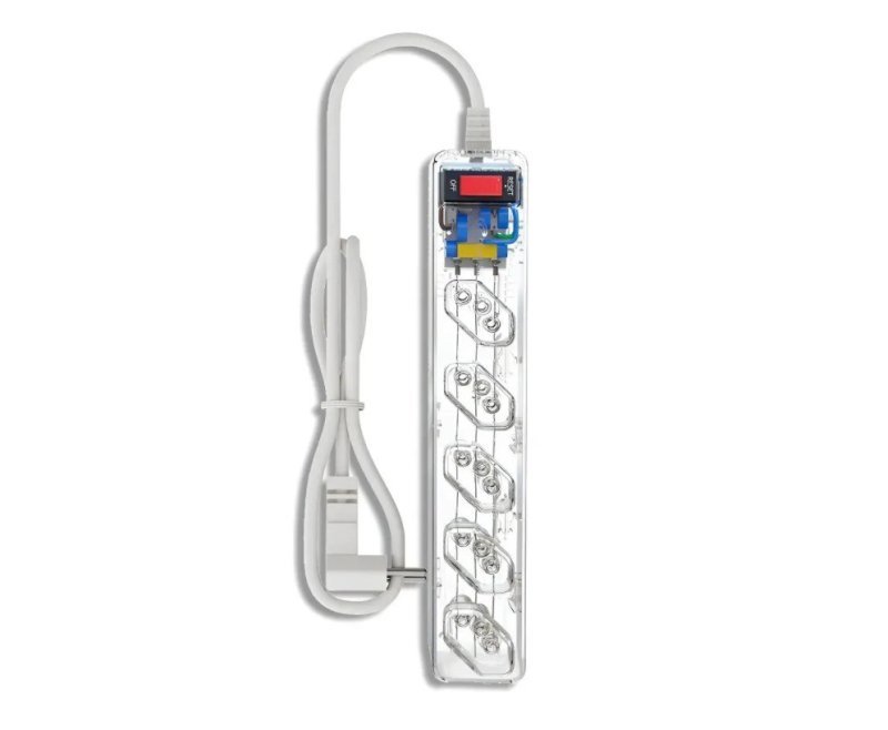 Filtro Linha Clamper Energia 5 Tomadas 10a 1m Dps Lcf