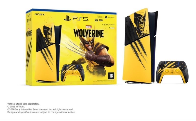 PlayStation®5 Edição Digital – Marvel's Wolverine Pacote de Edição Limitada Amarelo