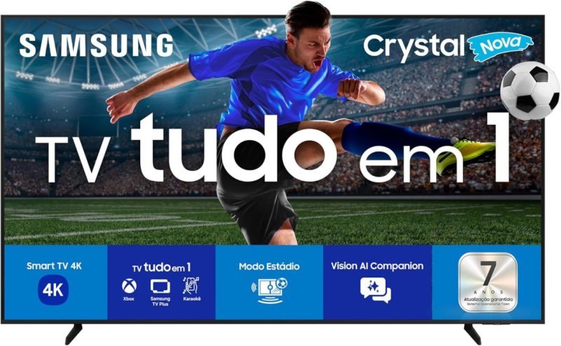 Samsung Smart TV 75" Crystal UHD 4K U8100F 2025