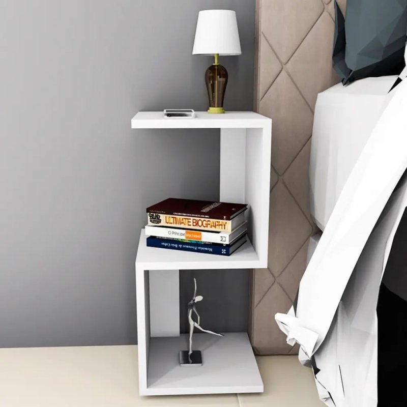 Mesa de Cabeceira Criado Nicho Mesinha Quarto Amsterdã