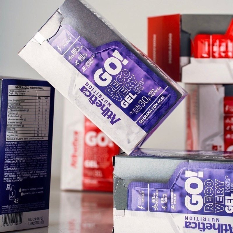 Go Energy Gel (10 Sachês) - Sabor Guaraná e Açaí