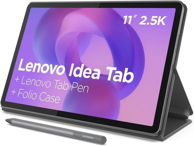 Tablet Lenovo Idea Tab 11" 90Hz - Octa-Core, 4GB RAM, 128GB, Wi-Fi 5, Android 15, Caneta e Capa