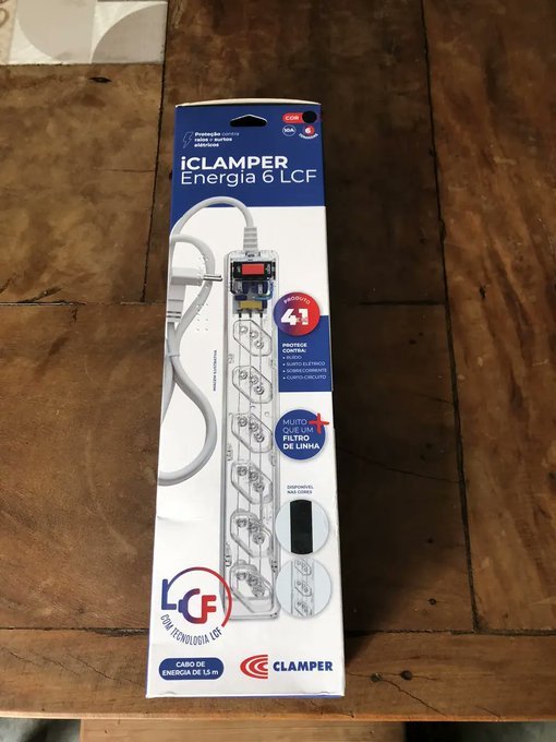 Filtro de Linha iClamper Energia 5 - Transparente