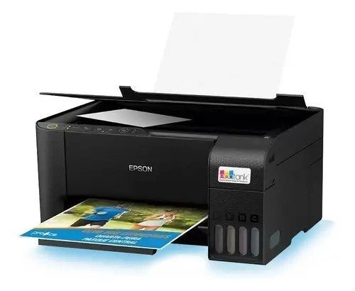 Impressora Multifuncional Tanque De Tinta Color Epson L3250 Preto