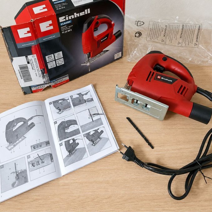 Serra Tico Tico Einhell TC-JS 60 E 400W Velocidade Variável 127V + Frete Grátis