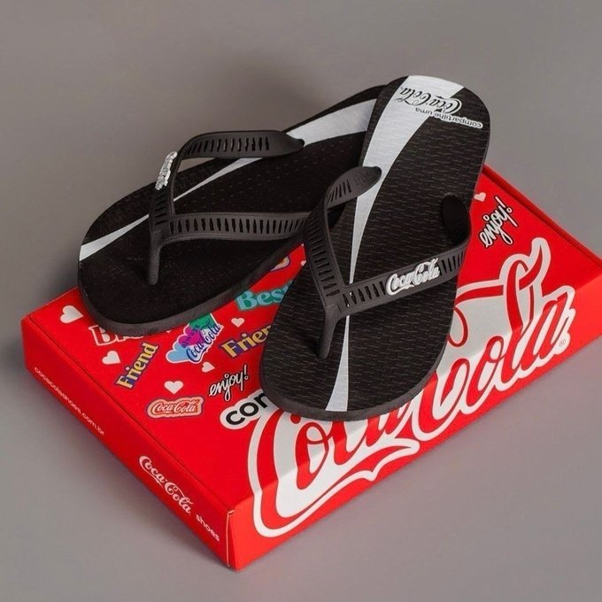 Chinelo Coca-Cola Super Macio (3 cores) + Frete Grátis