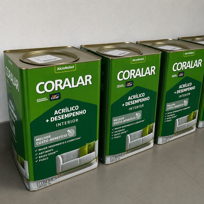 Tinta Coralar Anti Mofo Acrílica 18L com Frete Grátis