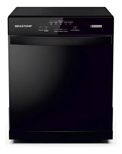 Lava Louças Brastemp 8 Serviços Preta - Blf08ae