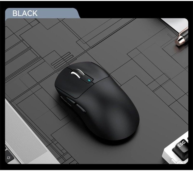 Mouse Gamer sem Fio Attack Shark X3Pro 4K/8K, Tri-Mode