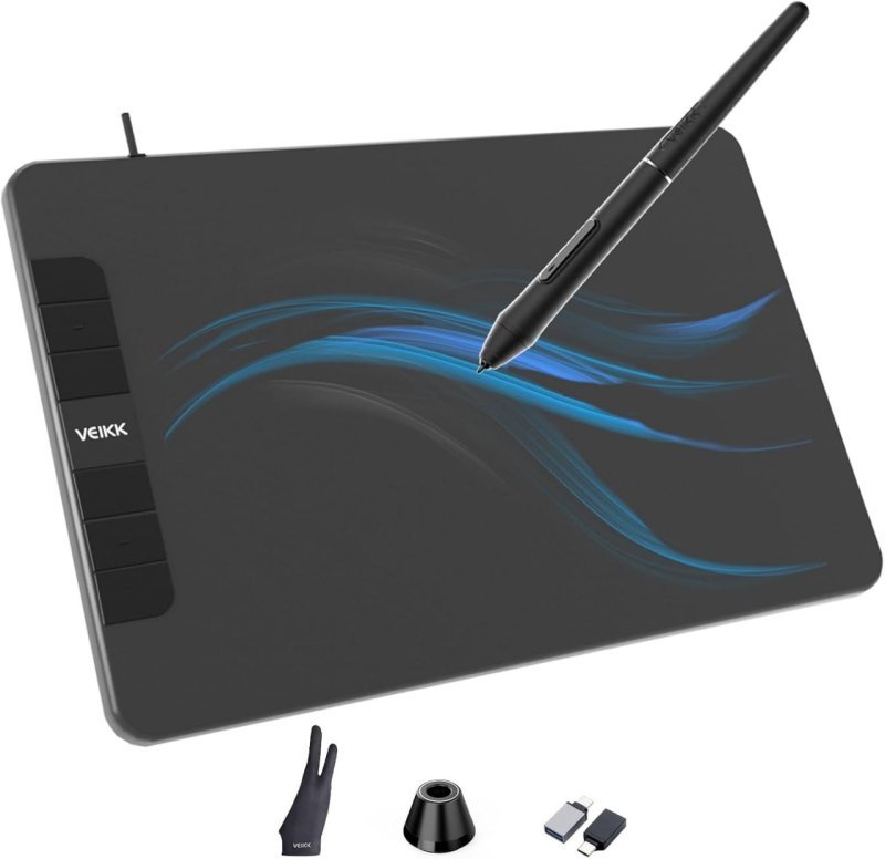 Mesas Digitalizadora VEIKK VK640 Pen tablet (6 * 4)
