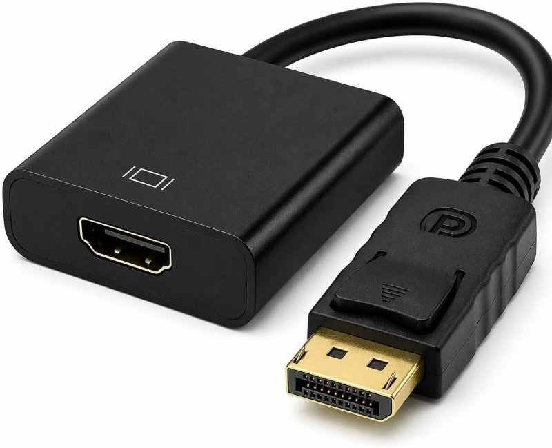 Cabo adaptador DisplayPort Para HDMI Fêmea Cabo Displayport hdmi 4K Full HD 1080p 60Hz
