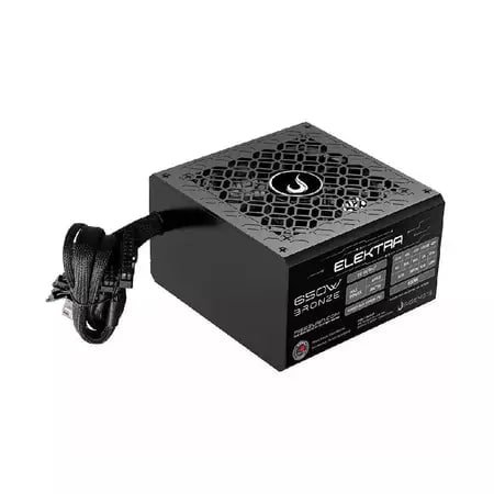 Fonte Gamer Rise Mode Elektra 650W 80 Plus Bronze Pfc Ativo RM-PSU-ELK-650-B