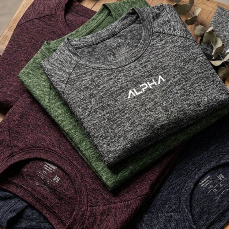 Kit 4 Camisetas Dry Alpha Masculina (P ao GG)