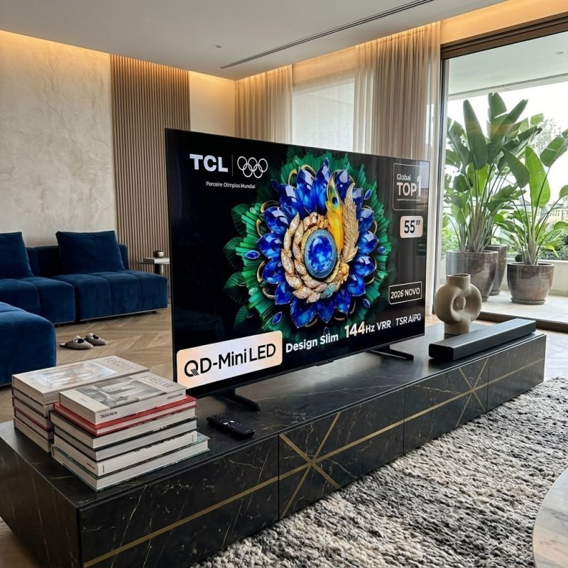 Smart TV TCL 55 Polegadas QLED Mini LED 4K A400M 55A400M