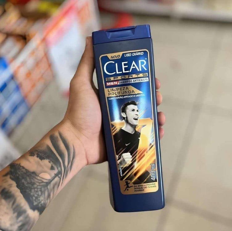 Clear Sports Men - Shampoo Anticaspa Limpeza Profunda 400ml