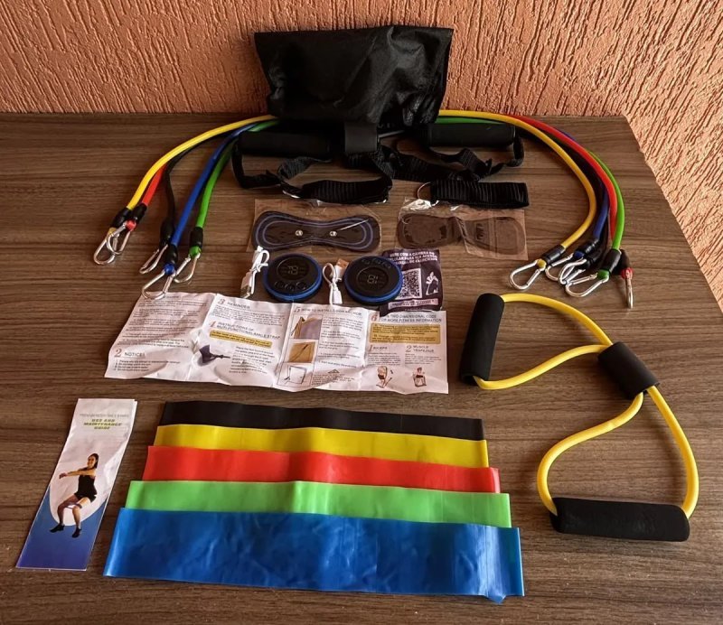 Kit 20 Itens Esportivos Para Treino em Casa