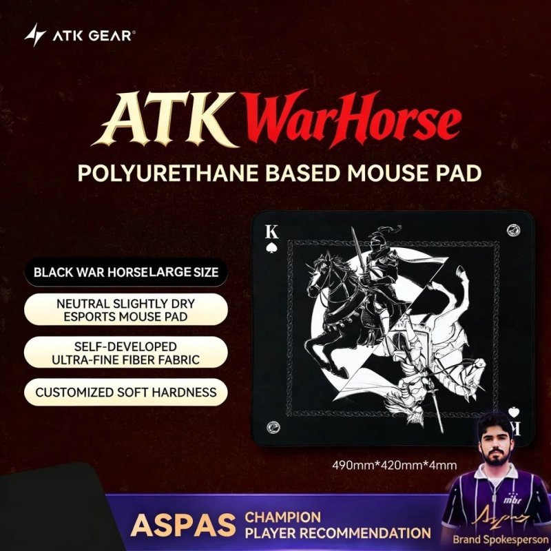 Mouse Pad Original ATK Warhorse 490x420 (Black)